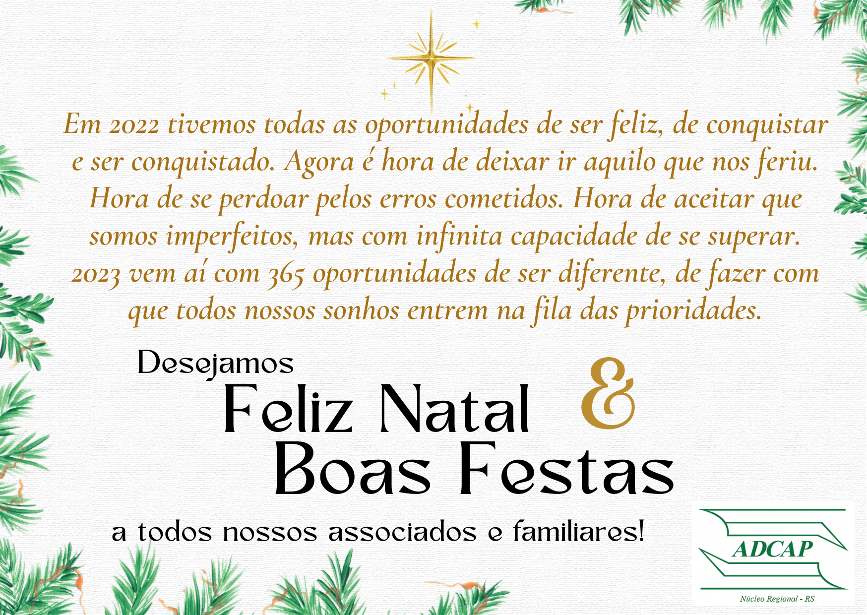 Read more about the article Boas Festas!