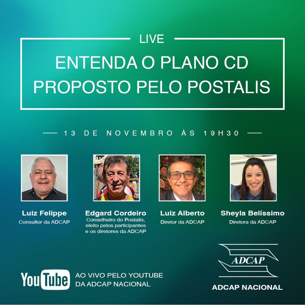 Live: Entenda o plano CD proposto pelo Postalis