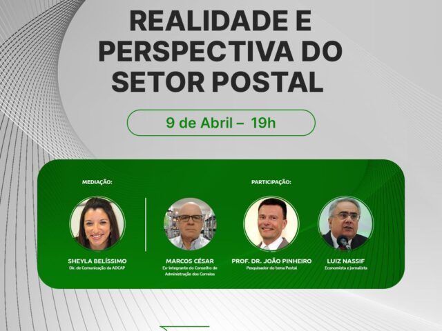 Live – Realidade e perspectiva do setor Postal