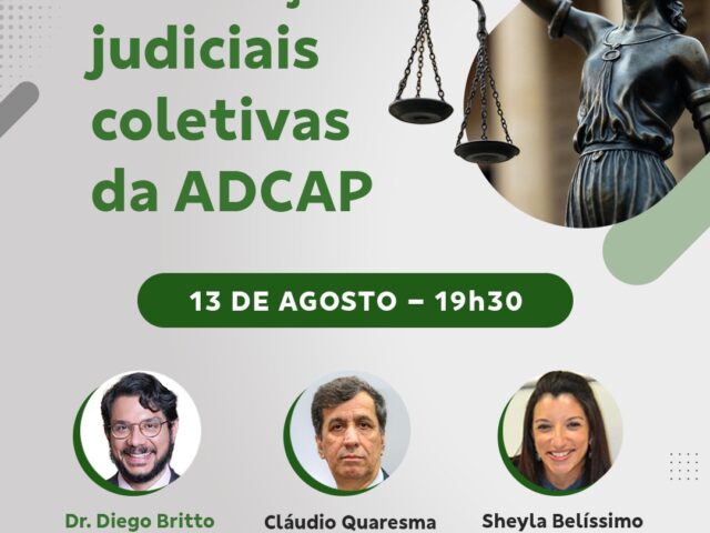 Live: Ações Judiciais Coletivas da ADCAP