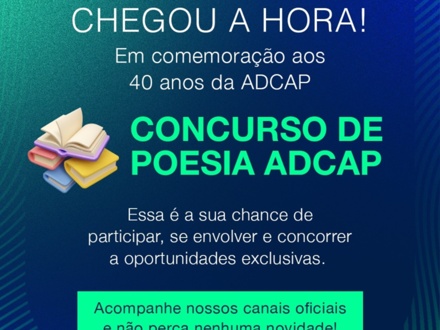 ADCAP 40 Anos – Concurso de Poesia